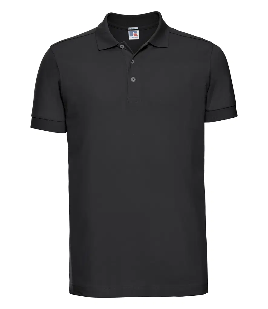 Russell Stretch Piqu Polo Shirt