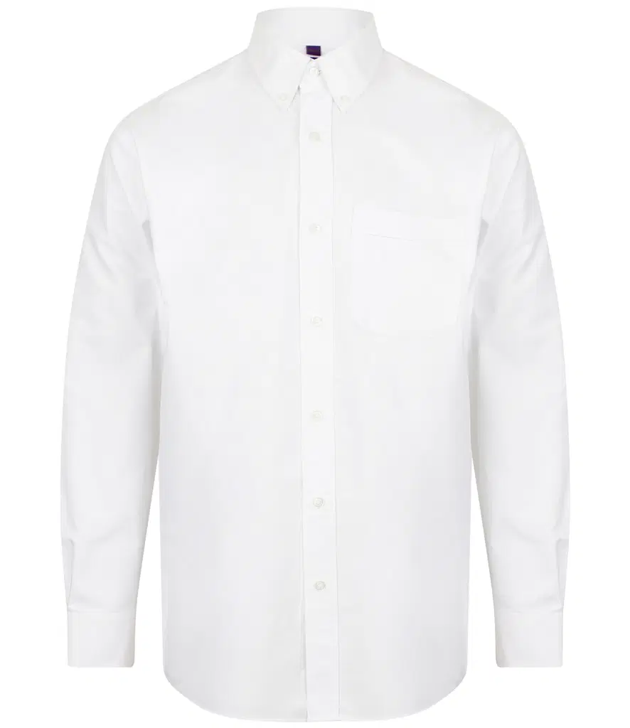 Henbury Long Sleeve Classic Oxford Shirt
