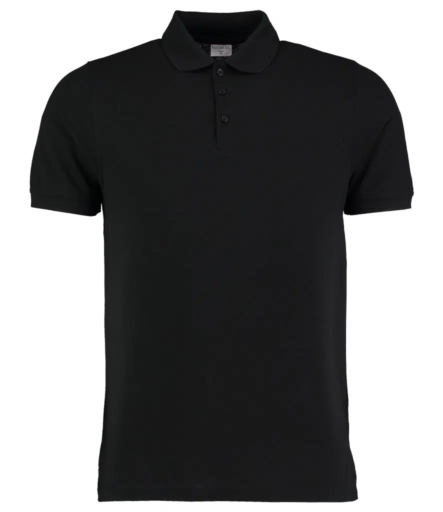 Kustom Kit Klassic Heavy Slim Fit Piqu Polo Shirt